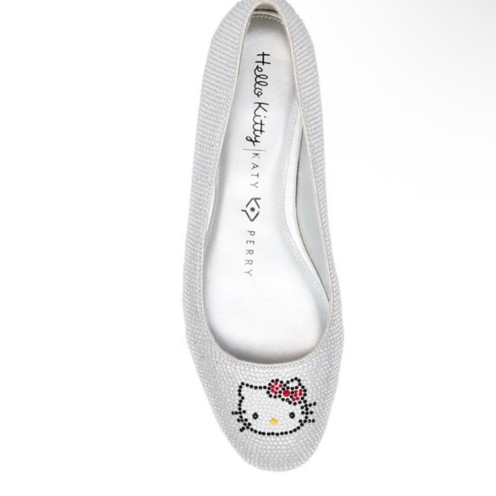 Katy Perry Collections Silver Hello Kitty Flats